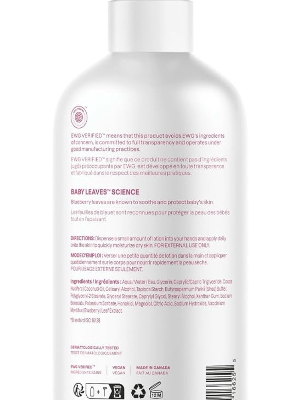 NWT ATTITUDE Unscented Vegan Baby Lotion Baby Leaves Gentle Daily Hydration - Picture 6 of 6